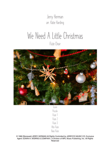 We Need A Little Christmas (arr. Katie Harding)