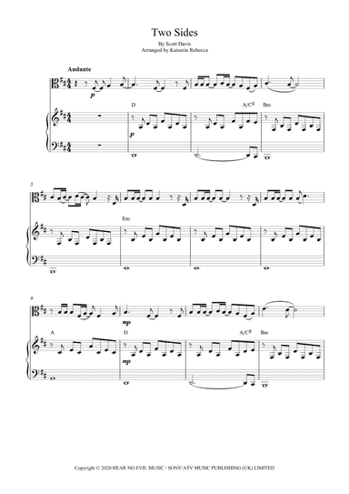Two Sides (arr. Kaiserin Rebecca)