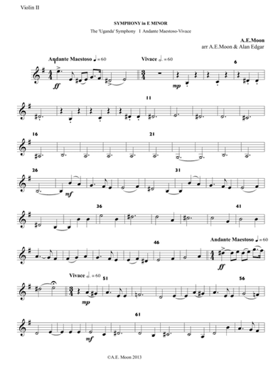 SYMPHONY in E MINOR FIRST MOVEMENT