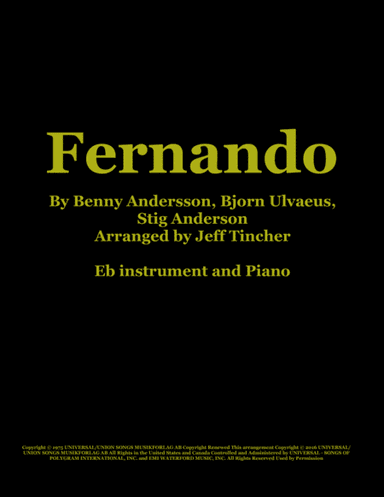 Fernando (arr. Jeff Tincher)