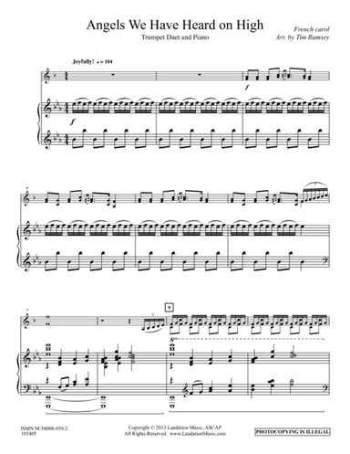 Angels We Have Heard On High (arr. Tim Rumsey)