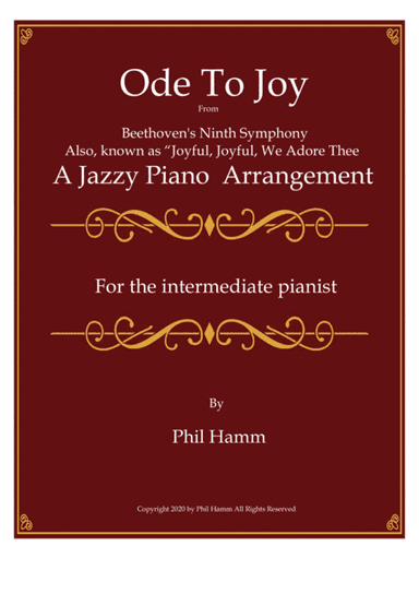 Ode to Joy (Joyful, Joyful, We Adore Thee)-Jazzy (arr. Phil Hamm)