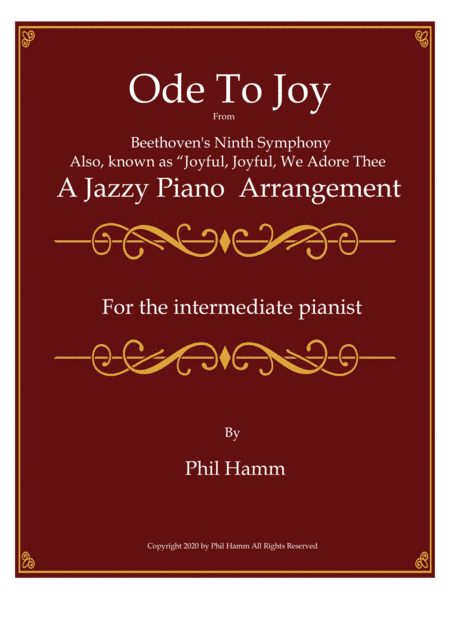 Ode to Joy (Joyful, Joyful, We Adore Thee)-Jazzy (arr. Phil Hamm)