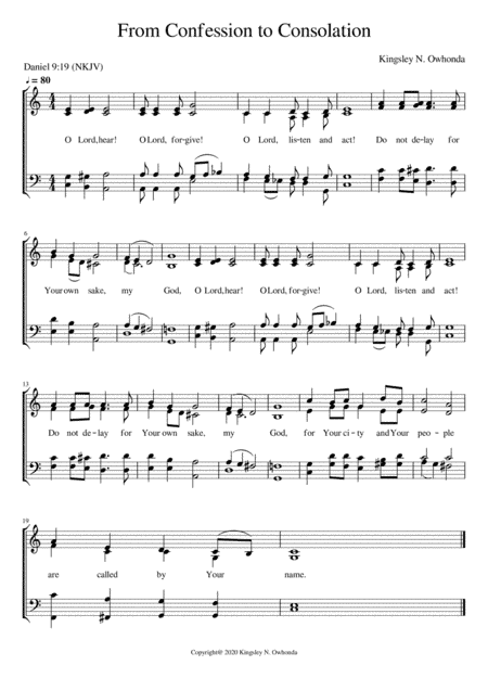 From Confession to Consolation