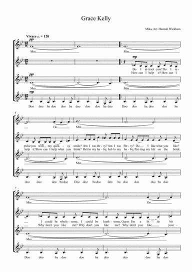 Grace Kelly (arr. Hannah Wickham)