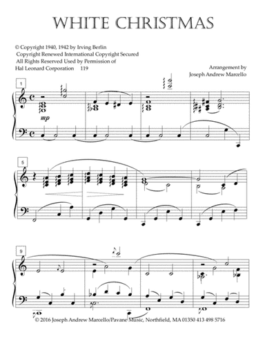 White Christmas (arr. Joseph Andrew Marcello)