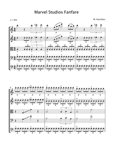 Marvel Studios Fanfare 3 (arr. G. Johnson)