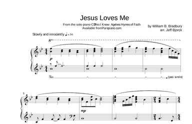 Jesus Loves Me (arr. Jeff Bjorck)