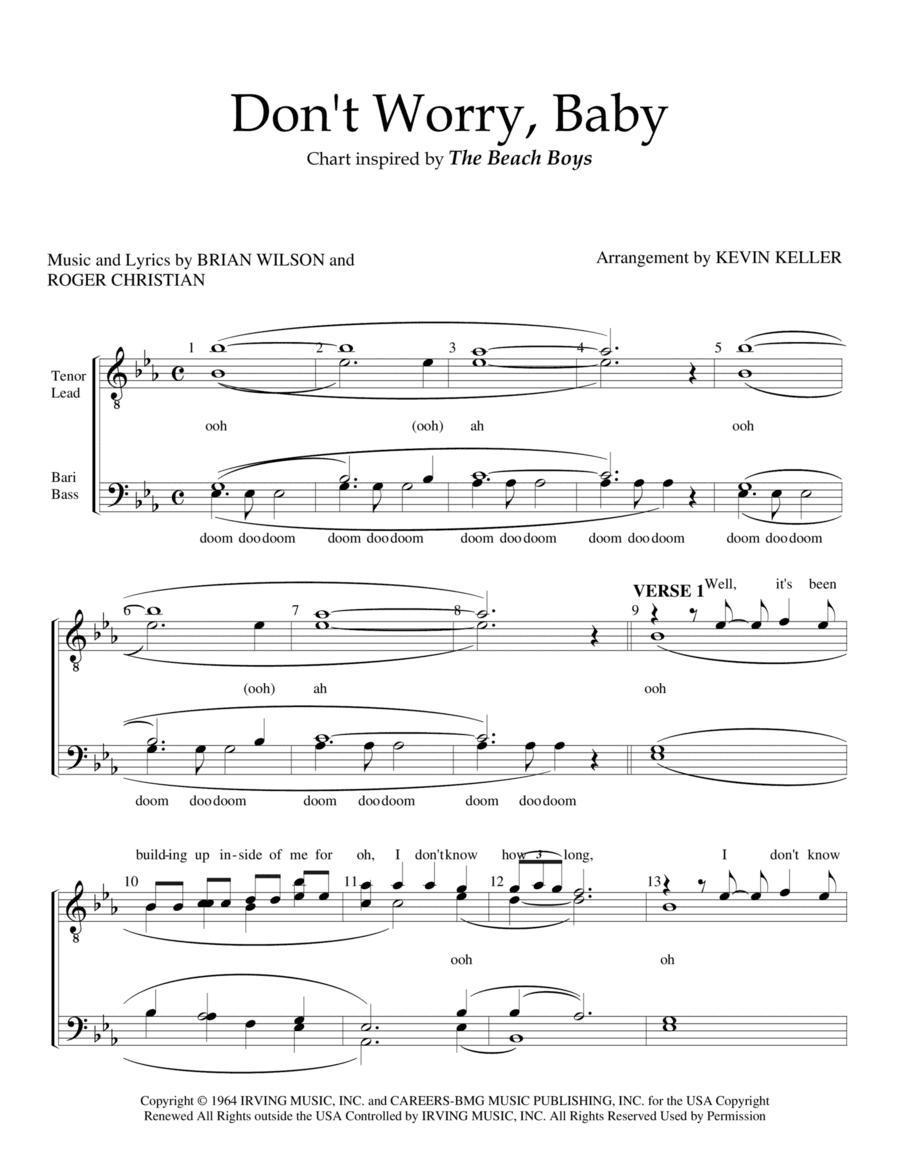 Don't Worry Baby (arr. Kevin Keller)