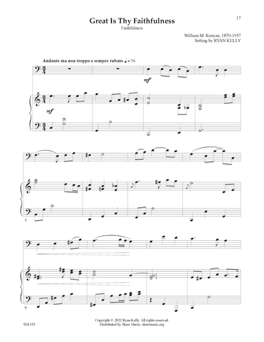 Great Is Thy Faithfulness (trombone, piano) (arr. Ryan Kelly)