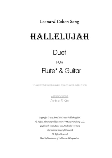 Hallelujah (arr. Joshua Jun S. Kim)