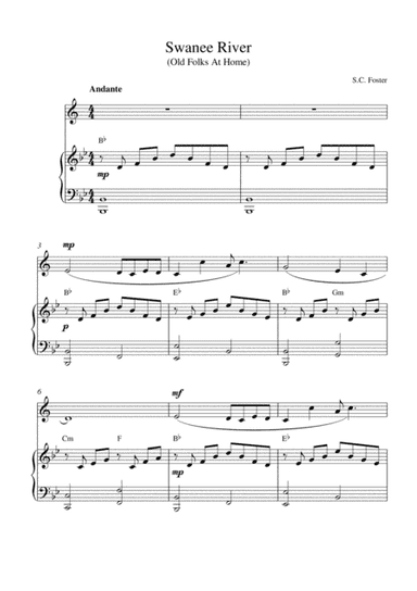 Swanee River (Old Folks at Home) (arr. Kaiserin Rebecca)
