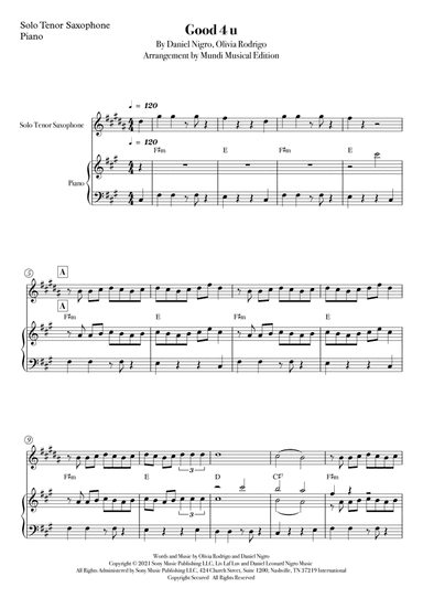 Good 4 U (arr. Mundi Musical Edition)