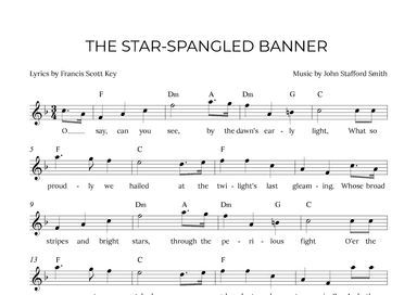 THE STAR-SPANGLED BANNER (arr. Alex Nunes Rodrigues)