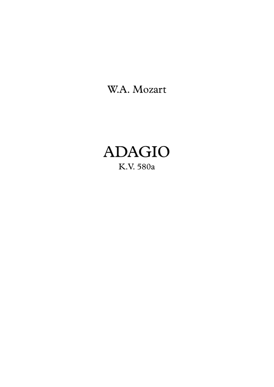 Adagio KV 580a - Mozart (arr. Jope)