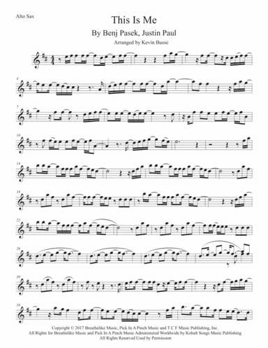 This Is Me (arr. Kevin Busse)