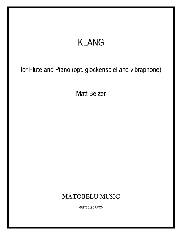 klang for flute, clarinet and piano (opt. glockenspiel and vibraphone)