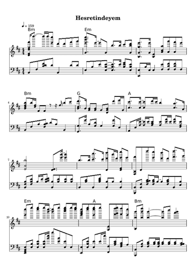 Hesretindeyem(I am in a sorrow)