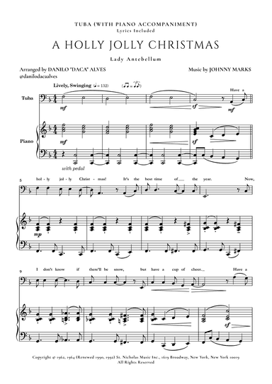 A Holly Jolly Christmas (arr. Danilo "Daca" Alves)