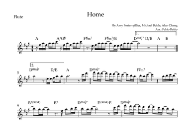 Home (arr. Fabio Britto)