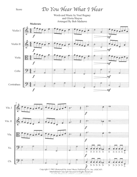 Do You Hear What I Hear (arr. Bob Mathews)