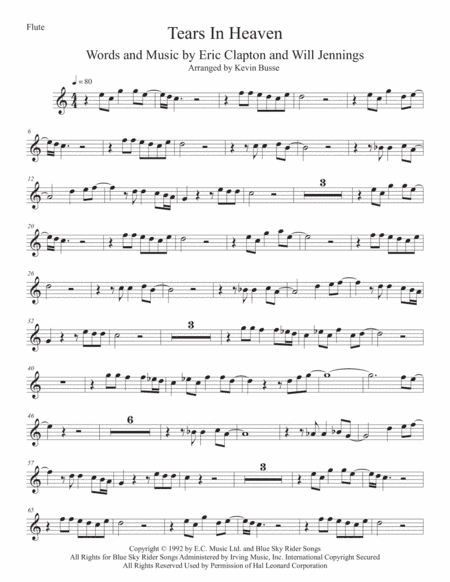 Tears In Heaven (arr. Kevin Busse)