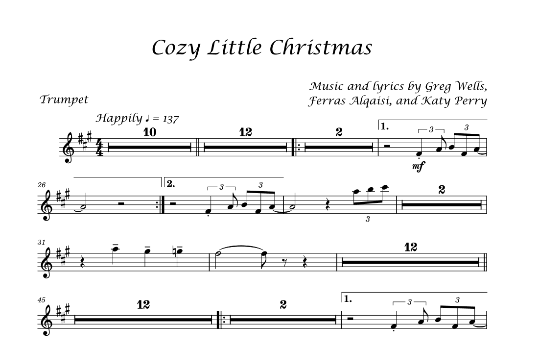 Cozy Little Christmas (arr. David Lartey)