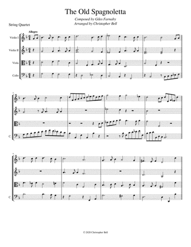 The Old Spagnoletta (arr. Christopher Bell)