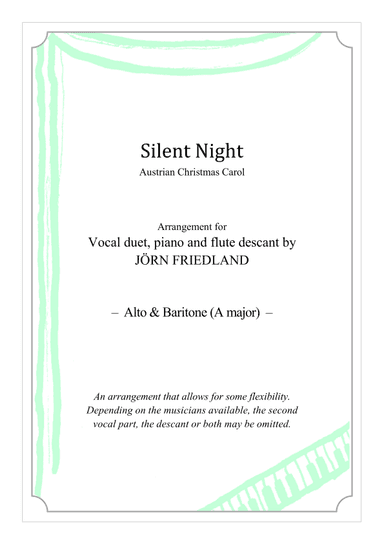Silent Night (arr. Jörn Friedland)