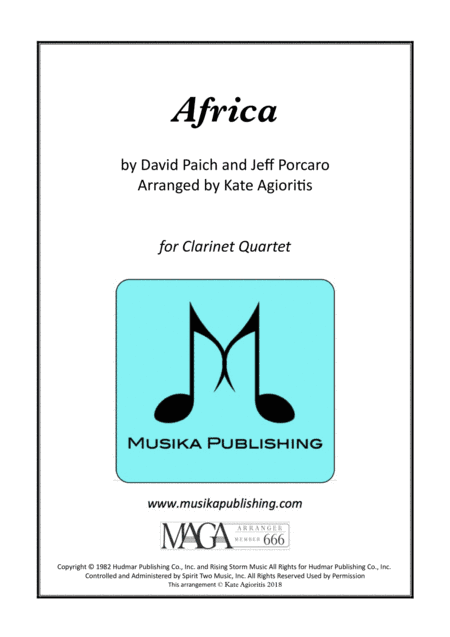 Africa (arr. Kate Agioritis)