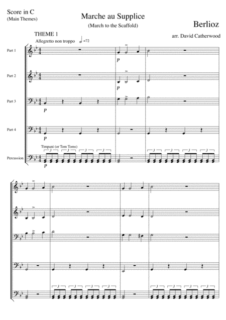 March to the Scaffold  by Berlioz (arr. David Catherwood) (arr. David Catherwood)
