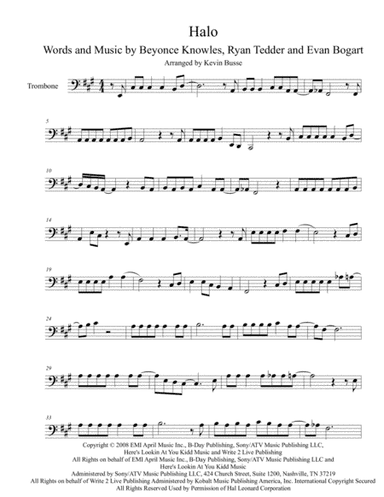 Halo (arr. Kevin Busse)