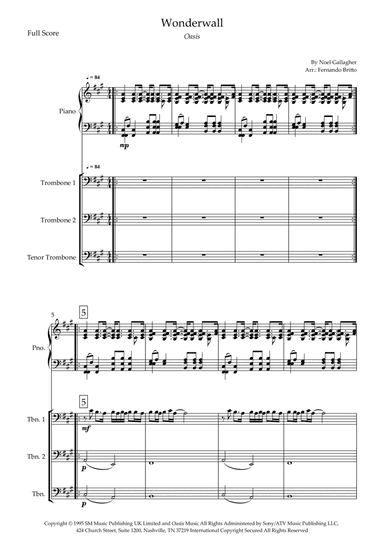 Wonderwall (arr. Fernando Britto)