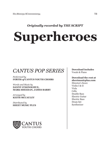 Superheroes (arr. Keith McCauley)