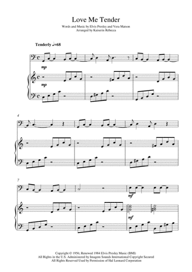 Love Me Tender (arr. Kaiserin Rebecca)