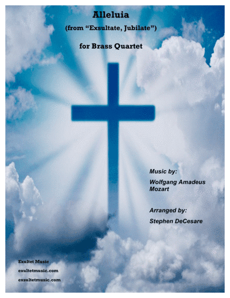 Alleluia (from "Exsultate, Jubilate" - for Brass Quartet and Piano) (arr. Stephen DeCesare)