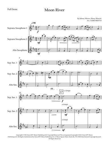 Moon River (arr. Fabio Britto)