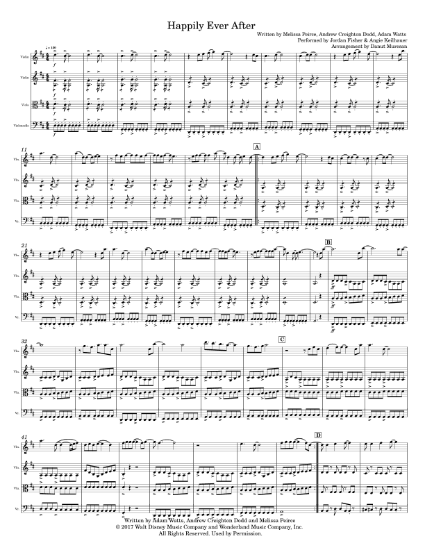 Happily Ever After (arr. Danut Muresan)