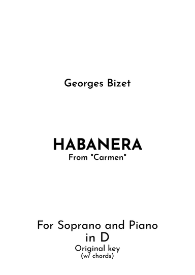 Habanera (arr. Jireh J.)