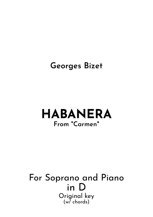 Habanera (arr. Jireh J.)