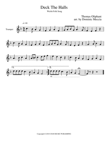 Deck The Halls (arr. Dominic Meccia)