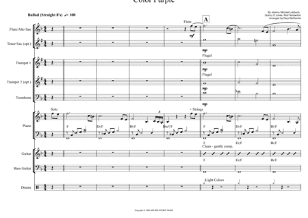 Theme From The Color Purple (arr. Daryl McKenzie)