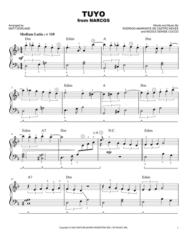 Tuyo Cover - Una Que Quiser Hacer (arr. Matt Dorland)