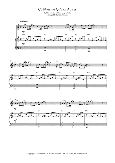 Ca N'arrive Qu'aux Autres (arr. Kaiserin Rebecca)