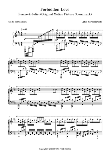 Forbidden Love (arr. nattaliepiano)