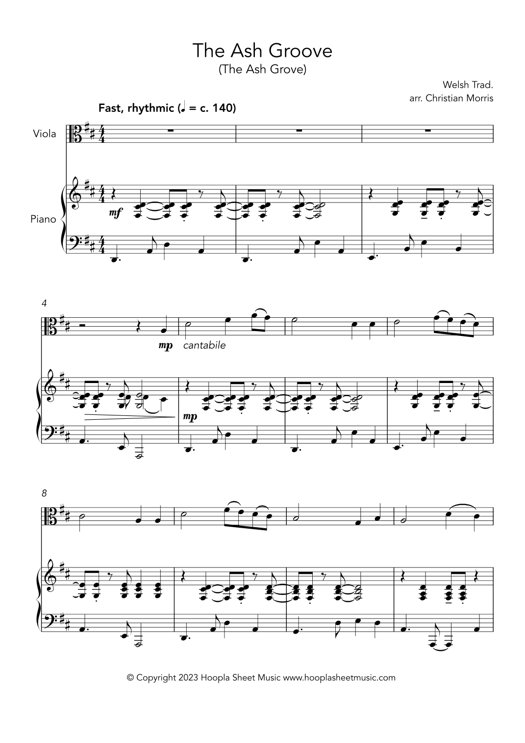 The Ash Groove (The Ash Grove) (arr. Christian Morris)