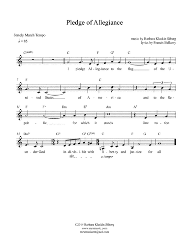 PLEDGE OF ALLEGIANCE