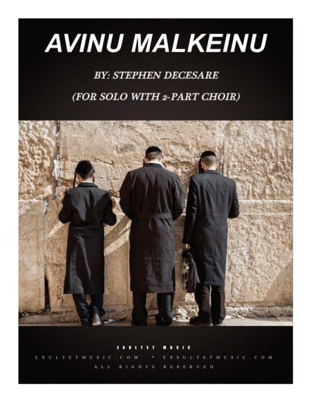 Avinu Malkeinu (for High Voice with 2-part choir)