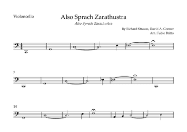 Also Sprach Zarathustra (arr. Fabio Britto)