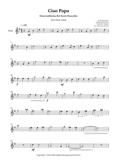 Ciao Papa (arr. Henrique Oliveira)